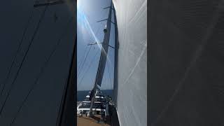 Hallberg-Rassy 69. We are in the Mediterranean! Not far now to Cannes. Great sailing! #shorts