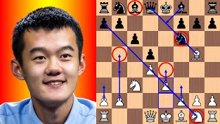 Ding Liren's beautiful Carlsbad victory vs Inarkiev