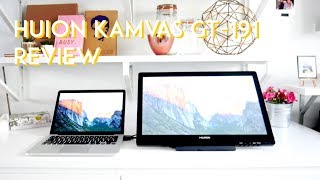 Huion Kamvas GT-191 · Tablet Review · Better Than The iPad Pro??