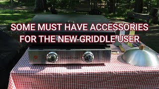 SOME MUST HAVE ACCESSORIES FOR THE NEW GRIDDLE USER