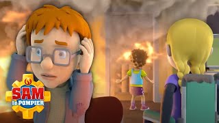 La maison tombe en ruine! | Sam le Pompier | Dessin animé pour enfants