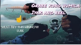 Most dangerous fishing spot in mina abu dhabi | iyak ang stradic fl 4000xg |saseiya tachi minnow125s