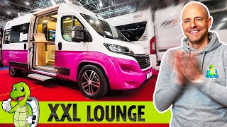 WOHNMOBIL für URLAUB & ARBEIT | RAUMBAD mit A-HA Effekt | XL Sofa | 2,5 m Küche | REMOMA Joy Rider