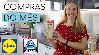 Compras de Supermercado do Mês de Agosto - Aldi + Lidl