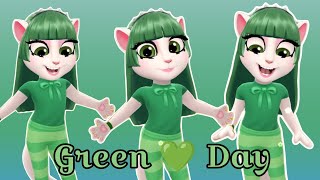 Green 💚 Day ___ My Talking Angela 2 ✨♥️🔥 Subscriber Choice 🔥 Comment Your Fevorite ♥️✨