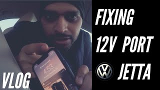 Fixing 12V charging port in my Volkswagen Jetta