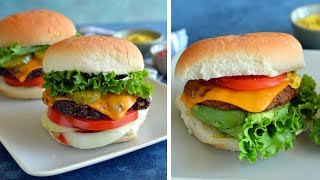 3 Vegan Veggie Burgers (GF Options)