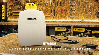 Rtrmax RTM9616 Akülü Dezenfekte ve İlaçlama Pompası