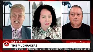 Silenced Free Speech on life support THE MUCKRAKERS WITH ANDREW EBORN RADHA STIRLING & JAMES FREEMAN