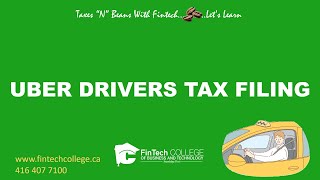 How to do Uber Drivers Tax Filing? Canadian Taxes? The T2125 Tax Filing