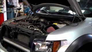 Raptor 6.2 dyno test with JLT cold air intake and tune CAI-F15062-10