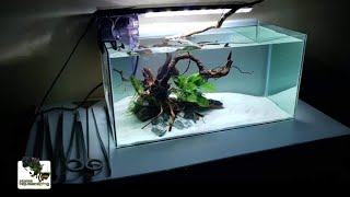 HOW TO NANO AQUASCAPE - Freshwater Ep.1|Membuat Aquascape|水草造景