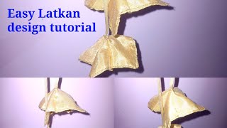 Latkan banane ka tarika/latkan making tutorial #tasselmaking