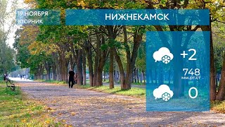 Прогноз погоды в Нижнекамске на 19-е ноября 2024 года