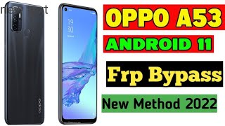 Oppo A53 Google Account Lock 🔐 Bypass Without PC || New Method 2022 || A53 Frp Unlock