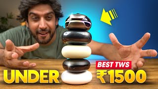 Top 5 Best TWS Earbuds *UNDER ₹1500 Rs* in 2024 !!