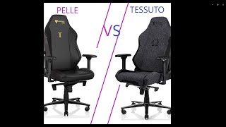 SEDIA GAMING: TESSUTO O PELLE?