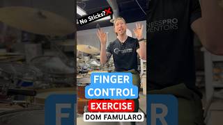 Finger Control Exercise From Dom Famularo // NO STICKS! #drumlesson