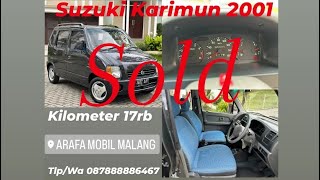 SUZUKI KARIMUN ANTIK TAHUN 2001 kilometer 17rb