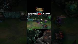 Warwick vs yasuo fighting skills #warwick #wildrift #wrnotoxic #yasuowildrift