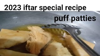 Ramazan ke liye:Aloo Puff Patties:bakery style patties by cooking with shabana