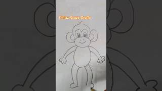 How to draw a monkey easily#drawing #easydrawing #easydrawingtutorial #easy