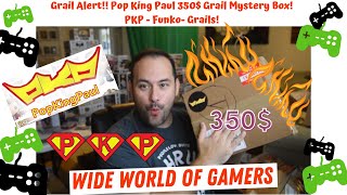 Grails!!! 350$ Pop King Paul Funko Grail Mystery Box Opening!! Grails and more!!