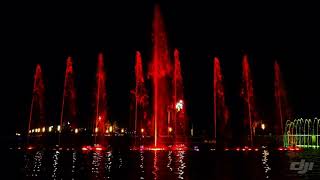 Fountain light show