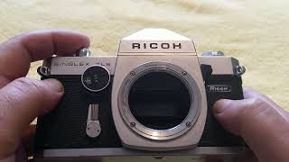 Ricoh Singlex TLS, 1967, bargain M42 mount manual mechanical camera