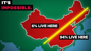 Why China's 94% Population lives in East #HeiheTengchongline