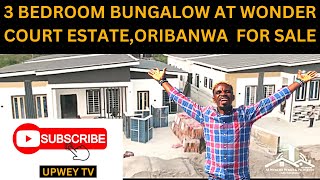 Wonder Court Estate: beautifully built 3 bedroom bungalow for sale at Oribanwa, Awoyaya, Lagos