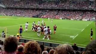 Demi-finale Top 14 mêlée stade toulousain