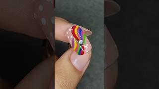 Rainbow 🌈✨ nail art design #nailart #shorts #nails