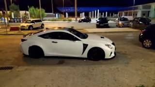 Lexus RC F a wild animal on the road lexus rcf supercharger