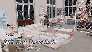 RICH KIDS DORM SUITE | The Sims Freeplay | House Tour | Floor Plans | Simspirational Designs