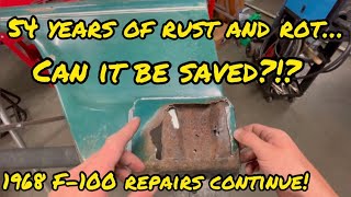 1968 F-100 Fender Rust Repair