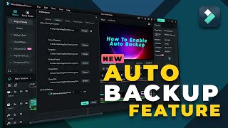 What's NEW IN FILMORA | Auto Save Feature