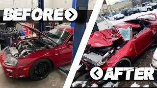 CRAZIEST Toyota Supra CRASH Ever Caught on Tape!