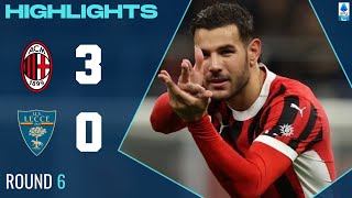 Milan - Lecce | 3-0 | Gli Highlights | Lega Serie A 2024-25