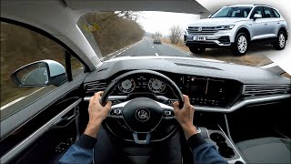 VOLKSWAGEN TOUAREG III (3.0 TDI) Drive Test Countryside Road [POV]