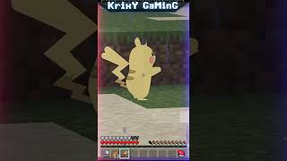 WHY PIKACHU IS SAD WHY? #shorts #minecraft #pixelmon