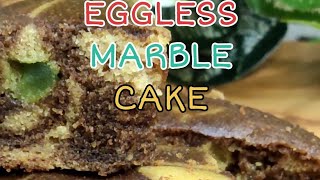 Eggless Marble Cake/ No Oven Cake