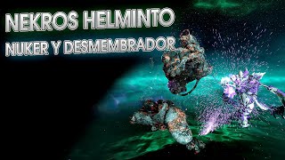 NEKROS... NUKER y con FARMEO DOBLE (Build Helminto) | Warframe