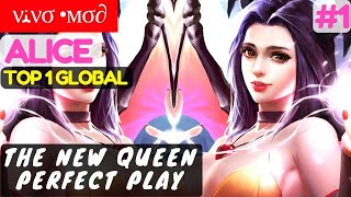 The New Queen Perfect Play [Top 1 Global Alice] | νﻨνσ •мσ∂ Alice Gameplay #1 Mobile Legend