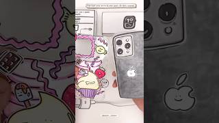 iPhone 16pro & Apple Watch 10 Unboxing ASMR 🤳#paperdiy #asmr #drawing #iphone #unboxing