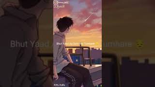 Yaad Aa Rahi Hai🥺||💔Sad Status 😭||Sad Shayari Status 😔|| Sad Poetry Status💔 #youtubeshorts #shorts