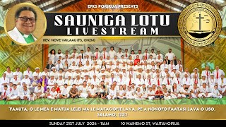 Sauniga Lotu  EFKS Porirua 21st July 2024