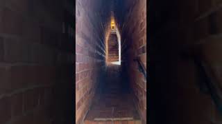 Corridors going up the Stockholm City Hall Tower. (brief). 4k. Subscribe for more!