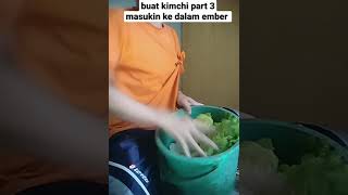 buat Kimchi part 3 masukin ember 🥕 😂 #Shorts #Fyp