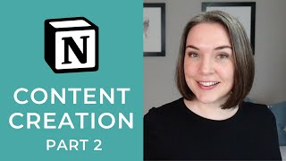 Notion for Content Creators - Live Build Part 2